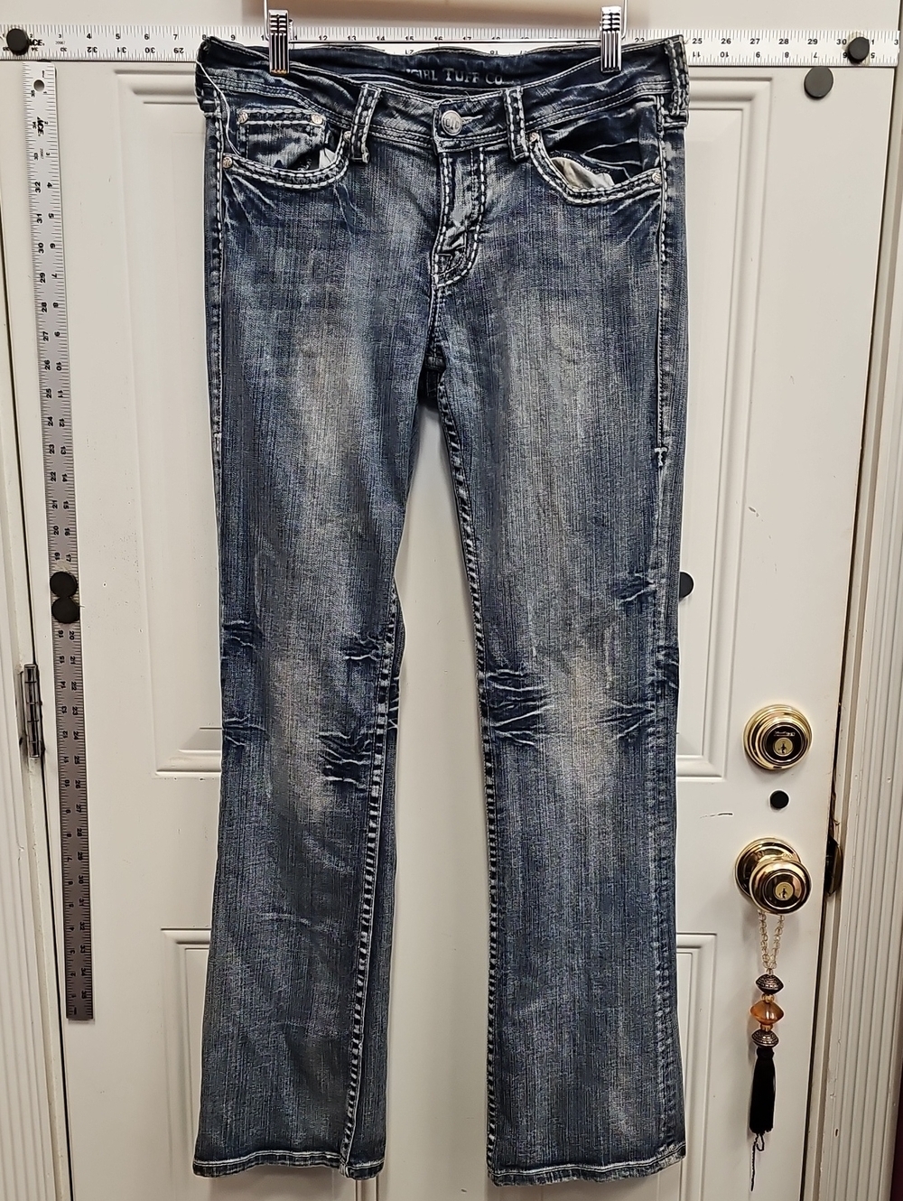 Cowgirl Tuff Women's Medium Wash Flare Jeans
